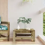 Taburet de grădină, lemn de pin impregnat GartenMobel Dekor