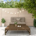 Set mobilier grădină, 2 piese, maro miere, lemn masiv de pin GartenMobel Dekor