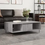 Masă de cafea, gri sonoma, 104x60x35 cm, lemn compozit GartenMobel Dekor