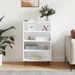 Dulap înalt, alb, 57x35x90 cm, lemn compozit GartenMobel Dekor