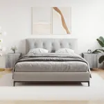 Noptiere, 2 buc., gri sonoma, 40x40x50 cm, lemn compozit GartenMobel Dekor