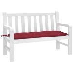 Pernă bancă de grădină, roșu vin, 120x50x7 cm, textil oxford GartenMobel Dekor