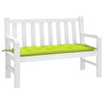 Pernă bancă de grădină verde aprins, 120x50x7 cm, textil oxford GartenMobel Dekor