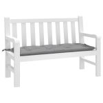 Pernă de bancă de grădină, gri, 120x50x7 cm, material oxford GartenMobel Dekor