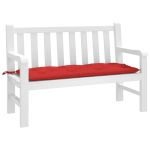 Pernă de bancă de grădină, roșu, 120x50x7 cm, material oxford GartenMobel Dekor