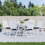 Perne de scaun, 6 buc., antracit, 40x40x7 cm, textil oxford GartenMobel Dekor