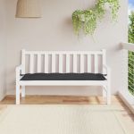Pernă bancă de grădină, negru, 150x50x7 cm, material oxford GartenMobel Dekor
