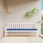 Pernă de bancă de grădină, albastru, 200x50x7 cm, textil oxford GartenMobel Dekor
