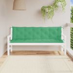Perne bancă de grădină 2buc., verde,180x50x7cm, țesătură oxford GartenMobel Dekor