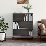 Bibliotecă, sonoma gri, 69,5x32,5x90 cm, lemn compozit GartenMobel Dekor