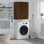 Dulap montat pe perete, stejar maro, 69,5x34x90 cm GartenMobel Dekor