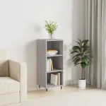 Servantă, gri sonoma, 34,5x32,5x90 cm, lemn compozit GartenMobel Dekor