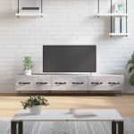 Comodă TV, gri beton, 150x36x30 cm, lemn prelucrat GartenMobel Dekor
