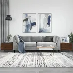 Măsuțe de cafea, 2 buc. stejar maro, 50x50x40 cm, lemn compozit GartenMobel Dekor