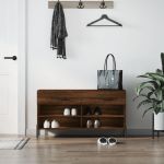 Bancă de pantofi, stejar maro, 102x35x55 cm, lemn prelucrat GartenMobel Dekor