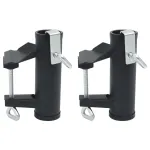 Cleme umbrelă pentru balcon, 2 buc., 25-38 mm, oțel GartenMobel Dekor