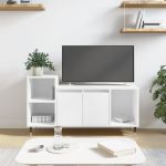 Comodă TV, alb, 100x35x55 cm, lemn prelucrat GartenMobel Dekor