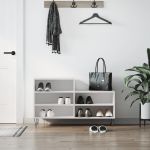 Pantofar, alb, 102x36x60 cm, lemn compozit GartenMobel Dekor