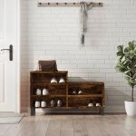 Pantofar, stejar fumuriu, 102x36x60 cm, lemn prelucrat GartenMobel Dekor