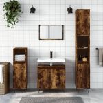 Dulap de baie, stejar sonoma, 58x33x60 cm, lemn prelucrat GartenMobel Dekor