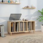 Dulap pentru discuri stejar sonoma 100x38x48 cm, lemn prelucrat GartenMobel Dekor