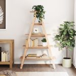 Raft cu 5 niveluri în formă de A 110x40x180,5 cm lemn masiv pin GartenMobel Dekor