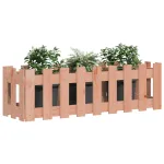 Pat înălțat grădină cu design gard 100x30x30 cm lemn douglas GartenMobel Dekor