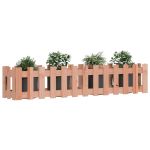 Pat înălțat grădină cu design gard 150x30x30 cm lemn douglas GartenMobel Dekor