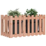 Pat înălțat grădină design gard 100x50x70 cm lemn impregnat pin GartenMobel Dekor