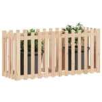 Pat înălțat grădină design gard 150x50x70 cm lemn impregnat pin GartenMobel Dekor