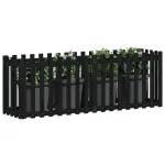 Pat înălțat grădină design gard 200x50x70 cm lemn impregnat pin GartenMobel Dekor