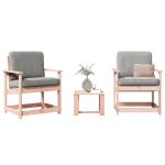 Set mobilier de grădină, 3 piese, lemn masiv douglas GartenMobel Dekor