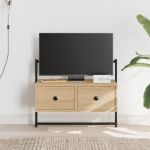 Dulap TV montat pe perete, stejar sonoma, 60,5x30x51 cm, lemn GartenMobel Dekor