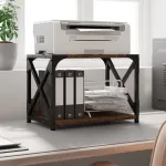 Suport imprimantă 2 niveluri stejar maro 44x26x31,5 cm lemn GartenMobel Dekor