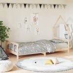 Cadru pat pentru copii, 90x200 cm, lemn masiv de pin GartenMobel Dekor