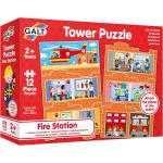 Puzzle vertical - Statia de pompieri (12 piese) PlayLearn Toys