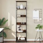 Bibliotecă, stejar maro, 50x33x188,5 cm, lemn prelucrat GartenMobel Dekor