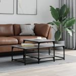 Măsuță de cafea, gri sonoma, 102x60x45 cm, lemn compozit GartenMobel Dekor