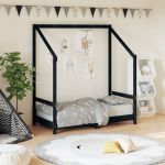Cadru de pat pentru copii, 70x140 cm, lemn masiv de pin GartenMobel Dekor