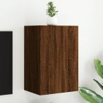 Comodă TV de perete, stejar maro, 40,5x30x60 cm, lemn prelucrat GartenMobel Dekor