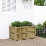 Jardinieră de grădină, 90x50x50 cm, lemn de pin impregnat GartenMobel Dekor