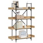 Bibliotecă 4 niveluri, stejar sonoma, 100x33x145,5 cm, lemn GartenMobel Dekor