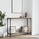Măsuță consolă, stejar sonoma, 101x30,5x75 cm, lemn prelucrat GartenMobel Dekor