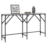 Măsuță consolă, gri sonoma, 140x29x75 cm, lemn prelucrat GartenMobel Dekor