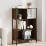 Bibliotecă, stejar maro, 72x28x109 cm, lemn prelucrat GartenMobel Dekor