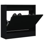 Pantofar, negru, 60x21x57 cm, lemn compozit GartenMobel Dekor
