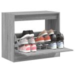 Pantofar, gri sonoma, 80x42x69 cm, lemn prelucrat GartenMobel Dekor
