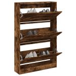Pantofar, stejar fumuriu, 80x21x125,5 cm, lemn compozit GartenMobel Dekor