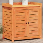 Masă de plantare cu rafturi maro 82,5x50x86,5 cm lemn masiv pin GartenMobel Dekor