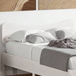 Tăblie de pat, alb, 120 cm, lemn masiv de pin GartenMobel Dekor